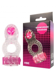 Прозрачное эрекционное кольцо Erowoman-Eroman - Erowoman-Eroman - в Бердске купить с доставкой