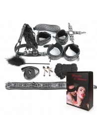 Чёрно-серебристый набор БДСМ - Notabu - купить с доставкой в Бердске
