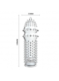 Закрытая прозрачная насадка Crystal sleeve - 14,2 см. - Erowoman-Eroman - в Бердске купить с доставкой