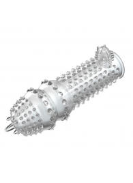 Закрытая прозрачная насадка Crystal sleeve - 14,2 см. - Erowoman-Eroman - в Бердске купить с доставкой