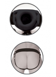 Черный полый страпон унисекс Hollow Strap-On - 14,5 см. - Pipedream - купить с доставкой в Бердске
