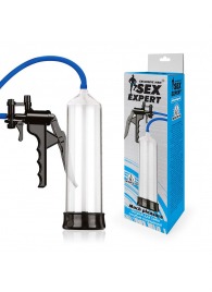 Прозрачная вакуумная помпа Sex Expert с насосом - Sex Expert - в Бердске купить с доставкой