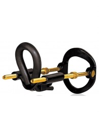 Черный экстендер-растяжитель пениса - Sex Expert - в Бердске купить с доставкой