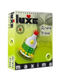 Презерватив LUXE Maxima  Сигара Хуана  - 1 шт. - Luxe - купить с доставкой в Бердске