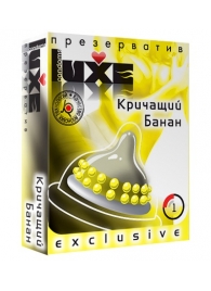 Презерватив LUXE  Exclusive  Кричащий банан  - 1 шт. - Luxe - купить с доставкой в Бердске