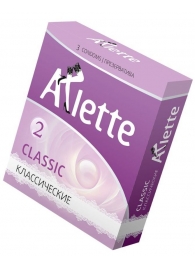Классические презервативы Arlette Classic - 3 шт. - Arlette - купить с доставкой в Бердске