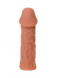 Телесная реалистичная насадка KOKOS Extreme Sleeve 05 с дополнительной стимуляцией - 12,7 см. - KOKOS - в Бердске купить с доставкой