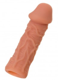 Телесная реалистичная насадка KOKOS Extreme Sleeve 05 с дополнительной стимуляцией - 12,7 см. - KOKOS - в Бердске купить с доставкой