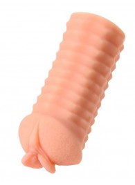 Мастурбатор-вагина ELEGANCE с ребрами на поверхности - KOKOS - в Бердске купить с доставкой