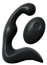 Черный вибромассажер простаты с пультом ДУ Control P-Spot Pro - Pipedream - в Бердске купить с доставкой
