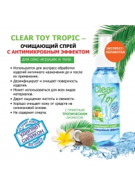 Очищающий спрей для игрушек CLEAR TOY Tropic - 100 мл. - Биоритм - купить с доставкой в Бердске