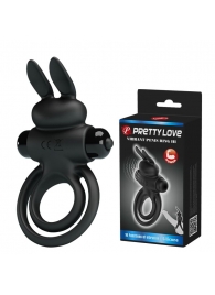 Черное эрекционное кольцо с вибростимуляцией клитора Vibrant Penis Ring III - Baile - в Бердске купить с доставкой