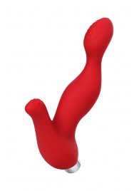 Красный силиконовый вибростимулятор простаты Proman - 12,5 см. - ToyFa - в Бердске купить с доставкой