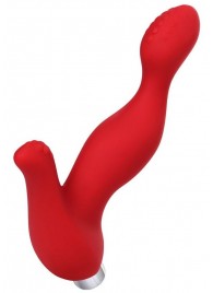 Красный силиконовый вибростимулятор простаты Proman - 12,5 см. - ToyFa - в Бердске купить с доставкой