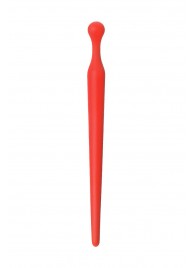 Красный силиконовый уретральный плаг - 10 см. - ToyFa - купить с доставкой в Бердске