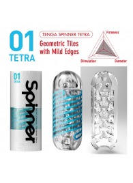 Мастурбатор SPINNER Tetra - Tenga - в Бердске купить с доставкой