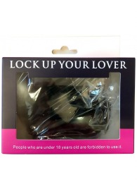 Черные меховые наручники Love с ключиками - Baile - купить с доставкой в Бердске