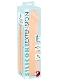 Телесная насадка-удлинитель Silicone Extension - 19 см. - Orion - в Бердске купить с доставкой