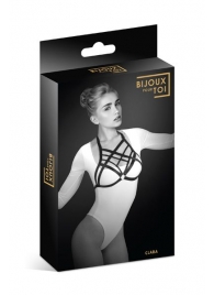 Черная упряжь на грудь Clara - Bijoux Pour Toi - купить с доставкой в Бердске