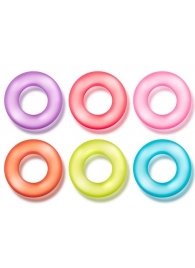 Набор из 6 эрекционных колец King of the Ring - Blush Novelties - в Бердске купить с доставкой