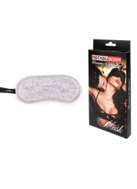 Серая кружевная маска на резиночке - Notabu - купить с доставкой в Бердске