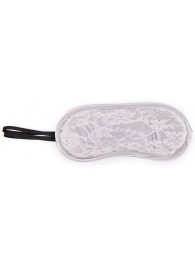 Серая кружевная маска на резиночке - Notabu - купить с доставкой в Бердске