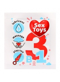 Гель-лубрикант на водной основе Sex Toys - 4 гр. - Биоритм - купить с доставкой в Бердске