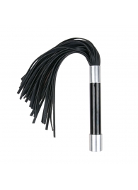 Черная плеть Easytoys Flogger With Metal Grip - 38 см. - Easy toys - купить с доставкой в Бердске