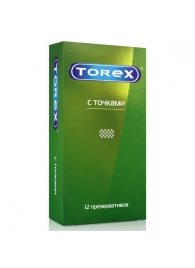 Текстурированные презервативы Torex  С точками  - 12 шт. - Torex - купить с доставкой в Бердске