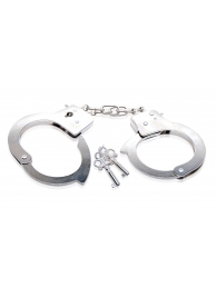 Металлические наручники Beginner s Metal Cuffs - Pipedream - купить с доставкой в Бердске