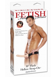 Мужской полый страпон 10  Hollow Strap-On - 24 см. - Pipedream - купить с доставкой в Бердске