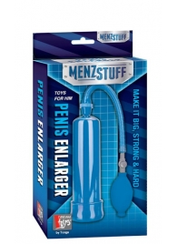 Синяя вакуумная помпа MENZSTUFF PENIS ENLARGER - Dream Toys - в Бердске купить с доставкой