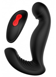Черный вибромассажер простаты SWIRLING P-PLEASER - Dream Toys - в Бердске купить с доставкой