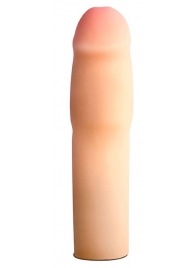 Телесная насадка-удлинитель на пенис PERFORMANCE 1.5INCH COCK XTENDER - 16 см. - Blush Novelties - в Бердске купить с доставкой