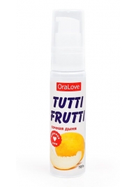 Гель-смазка Tutti-frutti со вкусом сочной дыни - 30 гр. - Биоритм - купить с доставкой в Бердске