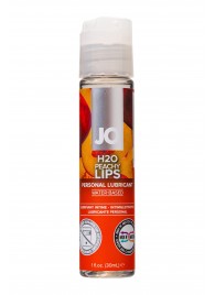 Лубрикант с ароматом персика JO Flavored Peachy Lips - 30 мл. - System JO - купить с доставкой в Бердске