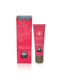 Возбуждающий интимный гель для двоих STIMULATION GEL Pomegranate   Nutmeg - 30 мл. - Shiatsu - купить с доставкой в Бердске