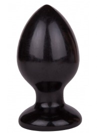 Черный анальный плаг Glide L - 11,7 см. - LOVETOY (А-Полимер)
