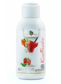 Интимный гель-смазка JUICY FRUIT с ароматом клубники - 100 мл. - БиоМед - купить с доставкой в Бердске