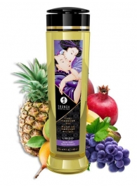 Массажное масло Libido Exotic Fruits с ароматом экзотических фруктов - 240 мл. - Shunga - купить с доставкой в Бердске