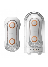 Мастурбатор Tenga FLIP ORB ORANGE CRASH - Tenga - в Бердске купить с доставкой