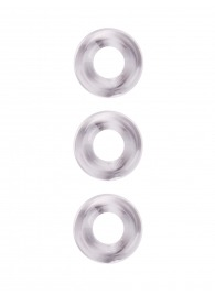 Набор из 3 гладких прозрачных эрекционных колец - Erowoman-Eroman - в Бердске купить с доставкой