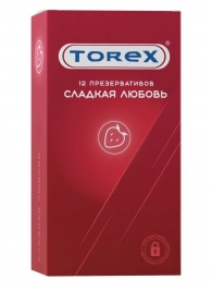 Презервативы Torex  Сладкая любовь  с ароматом клубники - 12 шт. - Torex - купить с доставкой в Бердске