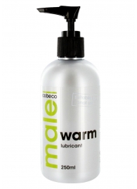 Лубрикант с согревающим эффектом MALE Cobeco Warm Lubricant - 250 мл. - Cobeco - купить с доставкой в Бердске