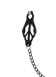 Зажимы на соски Darkside с цепочкой - Lola Games - купить с доставкой в Бердске