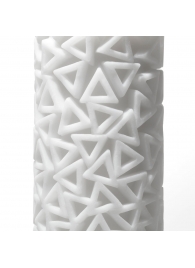 Белый 3D мастурбатор PILE - Tenga - в Бердске купить с доставкой