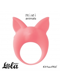 Оранжевое эрекционное кольцо Kitten Kyle - Lola Games - в Бердске купить с доставкой