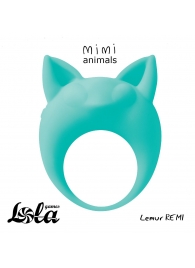 Зеленое эрекционное кольцо Lemur Remi - Lola Games - в Бердске купить с доставкой