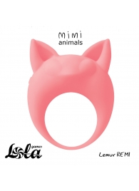 Оранжевое эрекционное кольцо Lemur Remi - Lola Games - в Бердске купить с доставкой