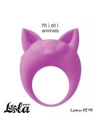 Фиолетовое эрекционное кольцо Lemur Remi - Lola Games - в Бердске купить с доставкой
